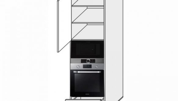 Пенал духовка+микроволновка телескоп 60ПДМ1ШХ/2320 Лео