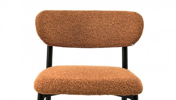 Стілець напівбарний B-160 Vetro Mebel гірчичний букле 94 см 6