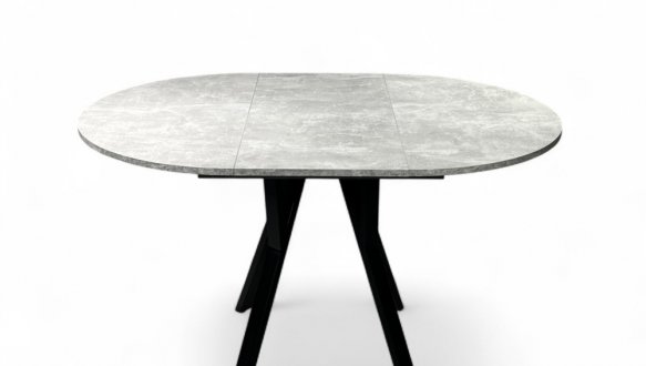 Стіл круглий розкладний Lite Slide / Лайт слайд MebliRoMax D900 ЛДСП 18 мм 11