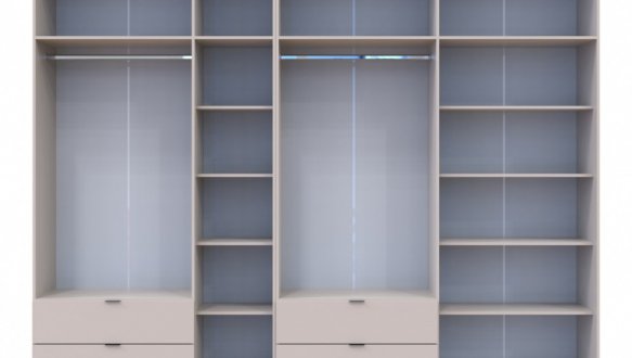 Шкаф для одежды Дорос Лукас кашемир 7 дверный 315 см 2