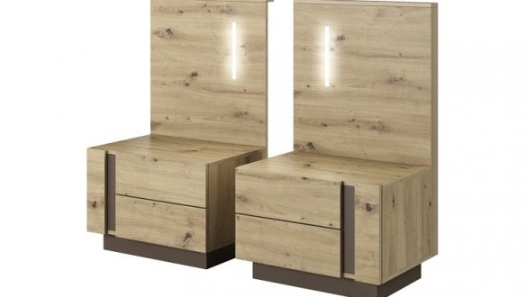 Тумби прикроватные с LED 2S/60 Arco 1