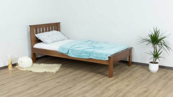 Односпальне ліжко Жасмін з низьким узніжжям 0