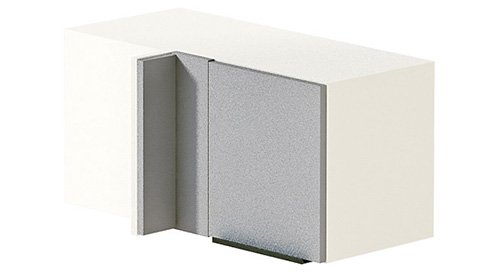 Антресоль А70х40.36.1Д кут.неглибока Лофт глянець