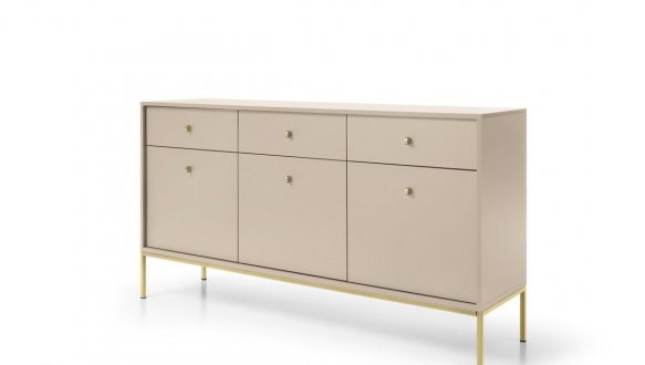 Комод Моно / Mono MKSZ154 Бежевий/золоті ніжки 2
