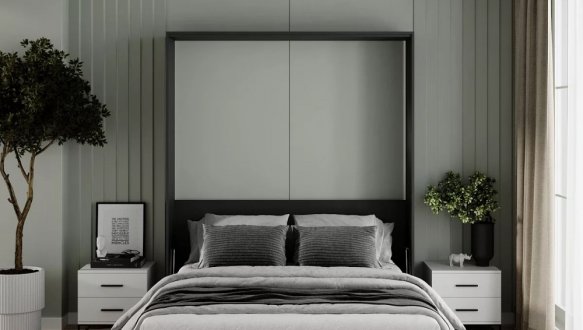 Кровать двуспальная шкаф трансформер Art in Head Juno / Джуно 160 см 14