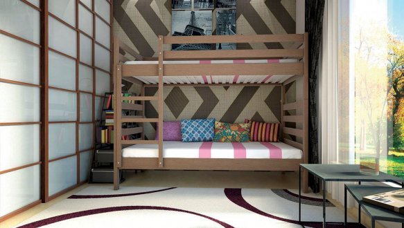 Кровать двухъярусная Трансформер 1