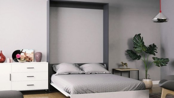 Кровать двуспальная шкаф трансформер Art in Head Mitra / Митра 160 см 3