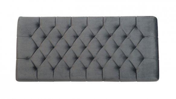 Банкетка BN-2 серый + серебро 6