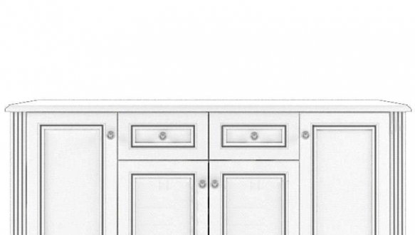 Комод 4D2S Вайт