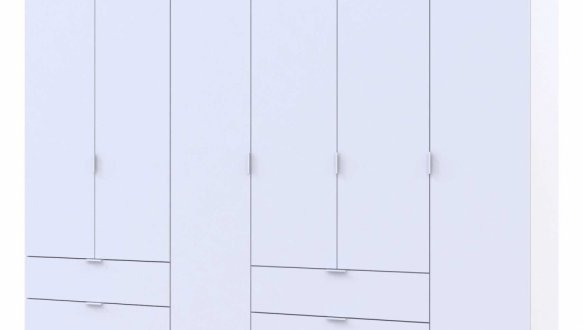 Шафа Гелар 2+4 Дорос 6 дверна дуб сонома 233 см 6