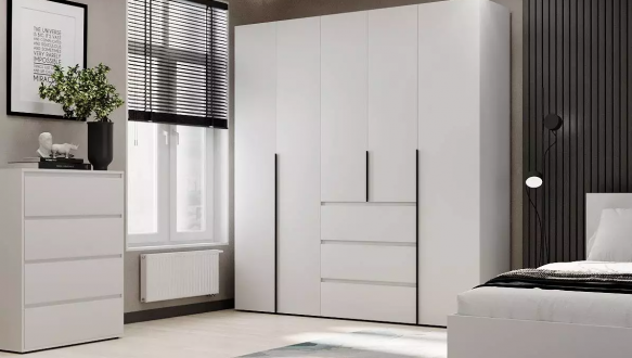 Шкаф распашной комбинированный 5-дверный Art In Head №4 Light 200 см