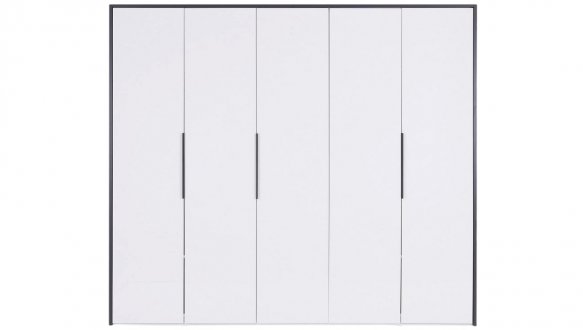 Шафа 5дв Міромарк Лука 5 дверна білий глянець 250 см
