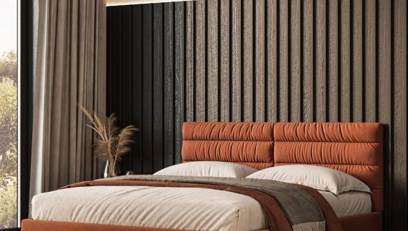 Ліжко м'яке двоспальне Woodsoft Narni II / Нарні II 0