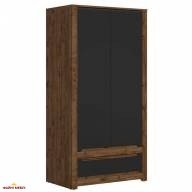 Шафа SZF2D1S BRW Poland Ruso 2 дверна чорний 104 см 0