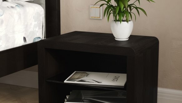 Тумба приліжкова Arbor Drev Gloria/Глорія скло 2