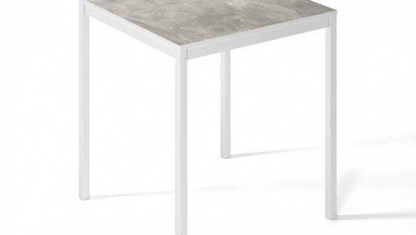 Обеденный стол Brevity Loft mini Ателье светлый/Белый металл 1