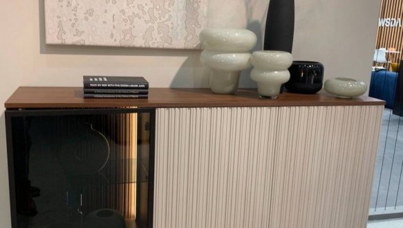 Комод с подсветкой Вичи / Vici K154 Орех / Кашемир 12