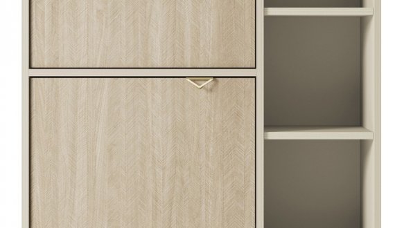 Стеллаж беж песочный/пихта сканди Forest RG80 2