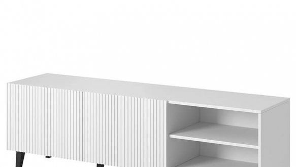 Тумба ТВ 150 2D2K Pafos білий 4