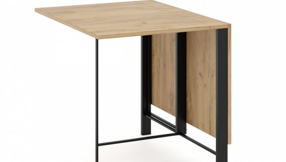 Стол-трансформер Voody Дуб Эвок/Чёрные ноги 1