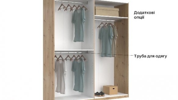 Шафа 4дв з дзеркалом Міромарк Тедді 4 дверний дуб артизан 180 см 12