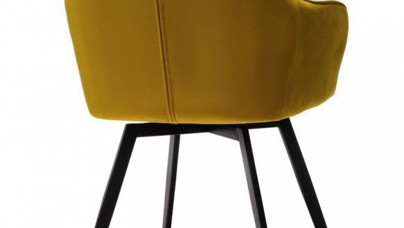 Стул поворотный R-63 горчичный 2