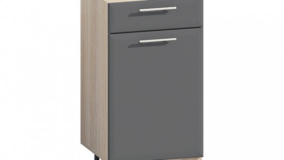 Тумба нижняя Н40.82.1Я1Д Хай-тек с цветной печатью