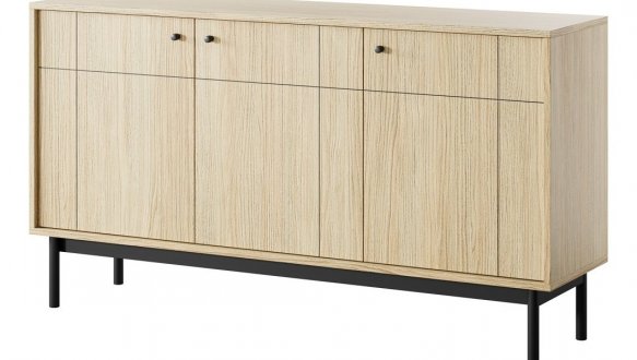 Комод дуб лінеа Japandi K154 3