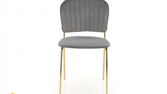 Стул K-499 серый/золотой 0