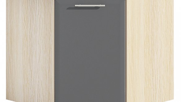 Тумба-мийка нижня Н90х90.82.1Д кутова Хай-тек кольоровий друк