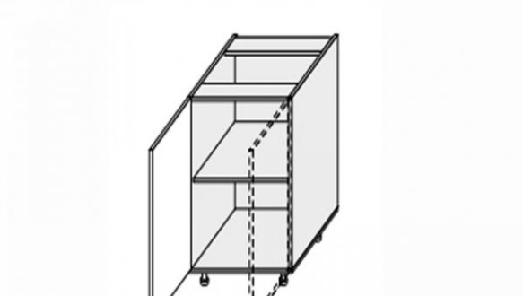 Секция нижняя правая 30Н/820 1дв Pro Blum Миллениум WG