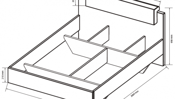 Кровать без каркаса 1,6х2,0 Асти 2