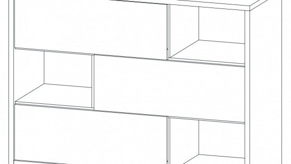 Комод 1100 3Ш Айго 0