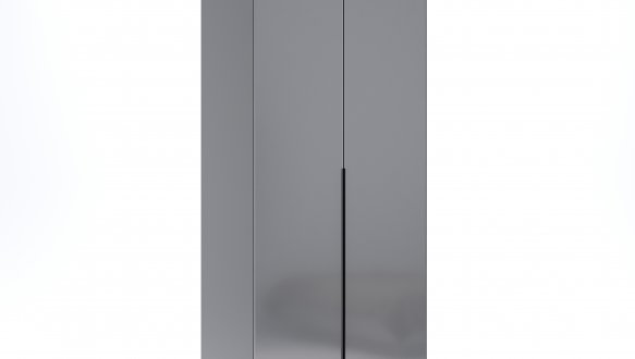 Шафа 2дв Міромарк Тео 2 дверна графіт 90 см