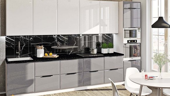 Модульна кухня Хай-тек глянець 9