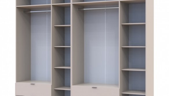 Шкаф для одежды Дорос Лукас кашемир 6 дверный 255 см 3