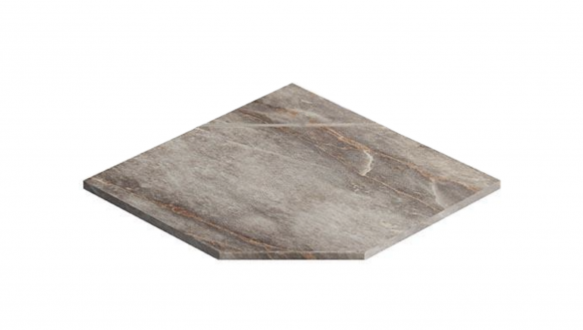 Столешница угловая 38 мм Мрамор сорго