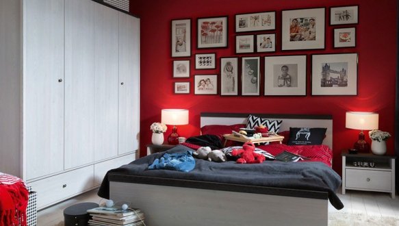 Модульна спальня Popto/Порто BRW Poland Модрина sibiu світла /Сосна larico