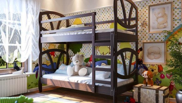 Двоярусне ліжко Вікторія 2