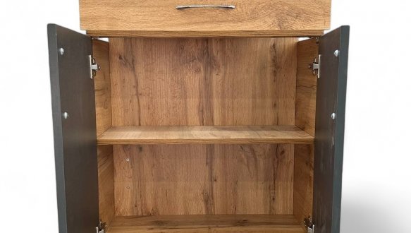 Ліжко кімната зі столом №5 Viorina deko Корпус Дуб Тахо 11