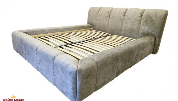 Ліжко м'яке двоспальне Городок меблі Титан без підйомного механізму 2
