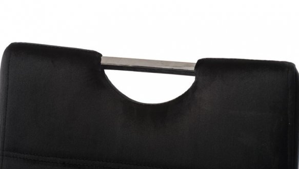 Стілець S-120 чорний велюр 6