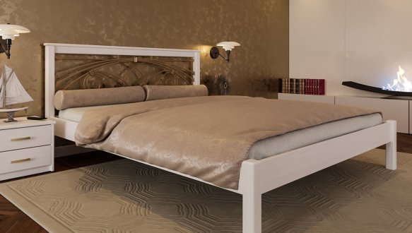 Кровать Модерн + Ковка 2