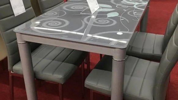 Стол Damar 100х60 Серый 4