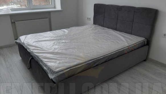 Ліжко двоспальне м'яке Мія з підйомним механізмом та нішею для білизни 9