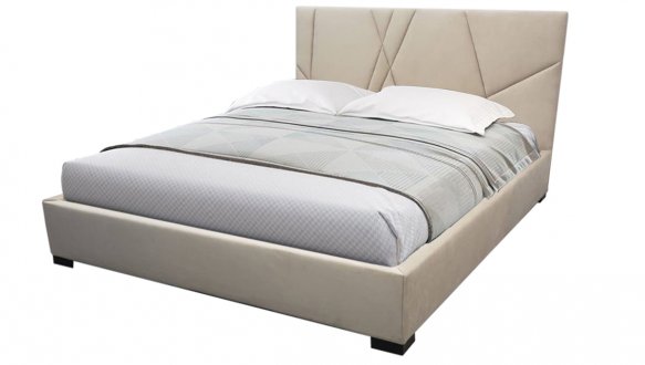 Кровать мягкая двуспальная Шик Галичина Блум