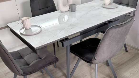 Стол кухонный раскладной Джем Slim / Слим 90 9