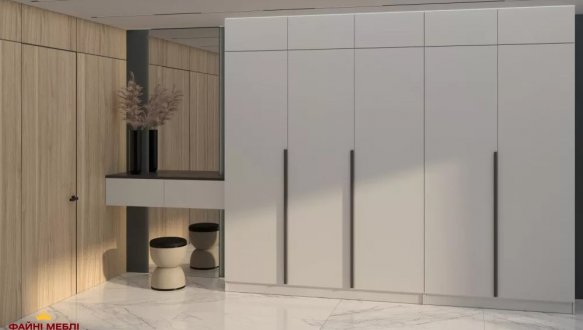 Антресоль Matroluxe Urban / Урбан 3 дверная Белое Дерево 2