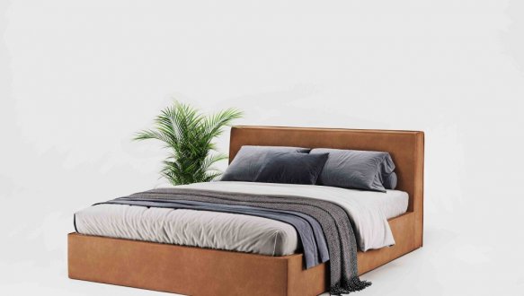 Кровать мягкая Woodsoft Kioto / Киото с подъемным механизмом и нишей для белья 2