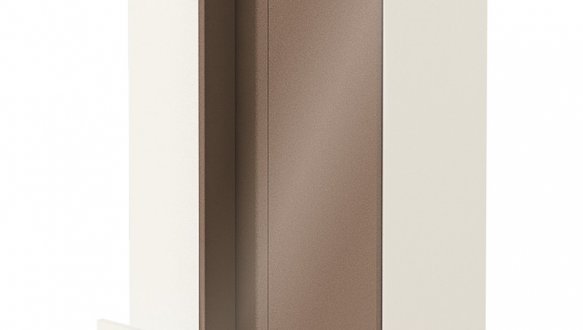 Шкаф верхний В70х40.72.1Д. кут./В70х40.92.1Д. кут. Крашеный высокий глянец с печатью 0